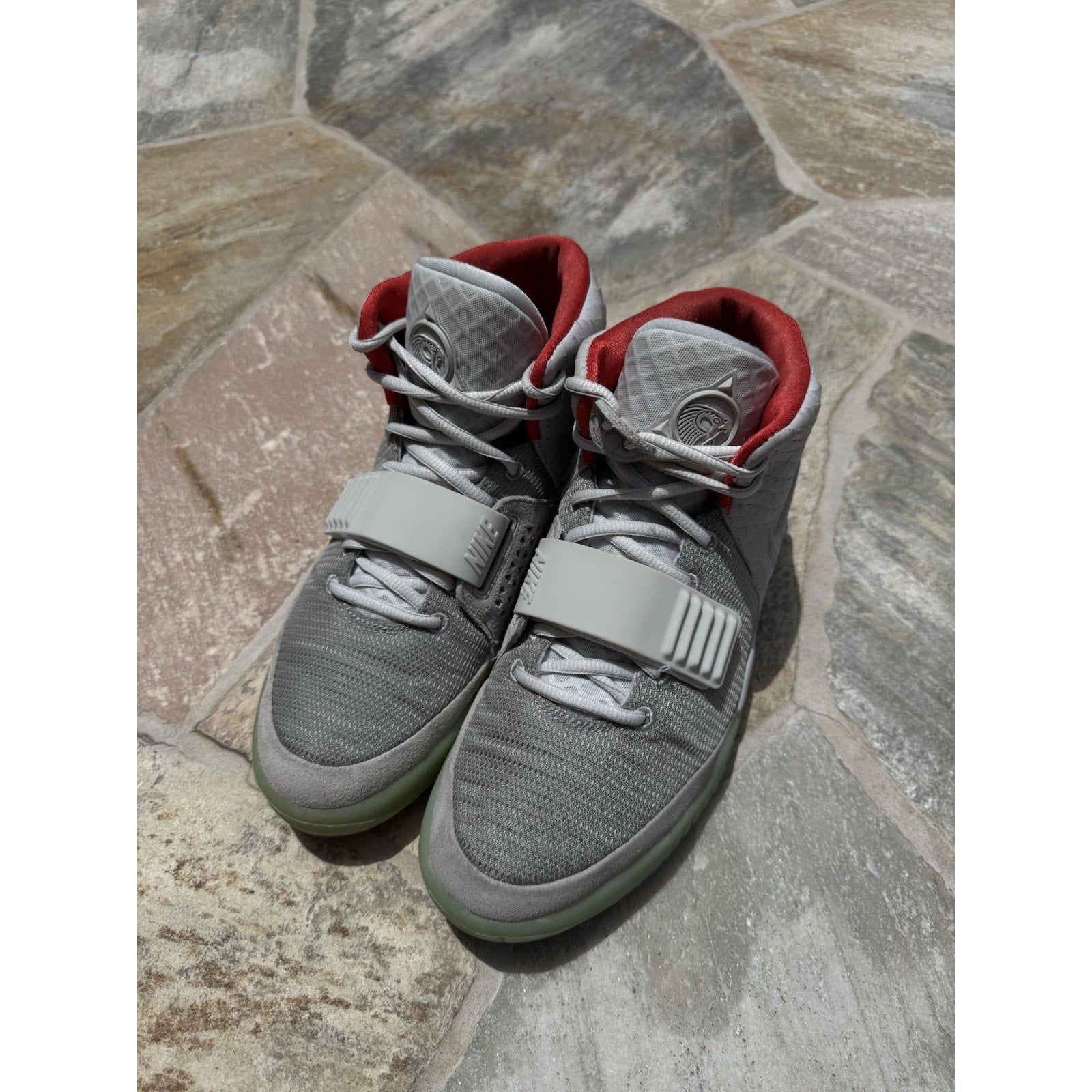 Nike Air Yeezy 2 NRG Pure Platinum - Size 9.5