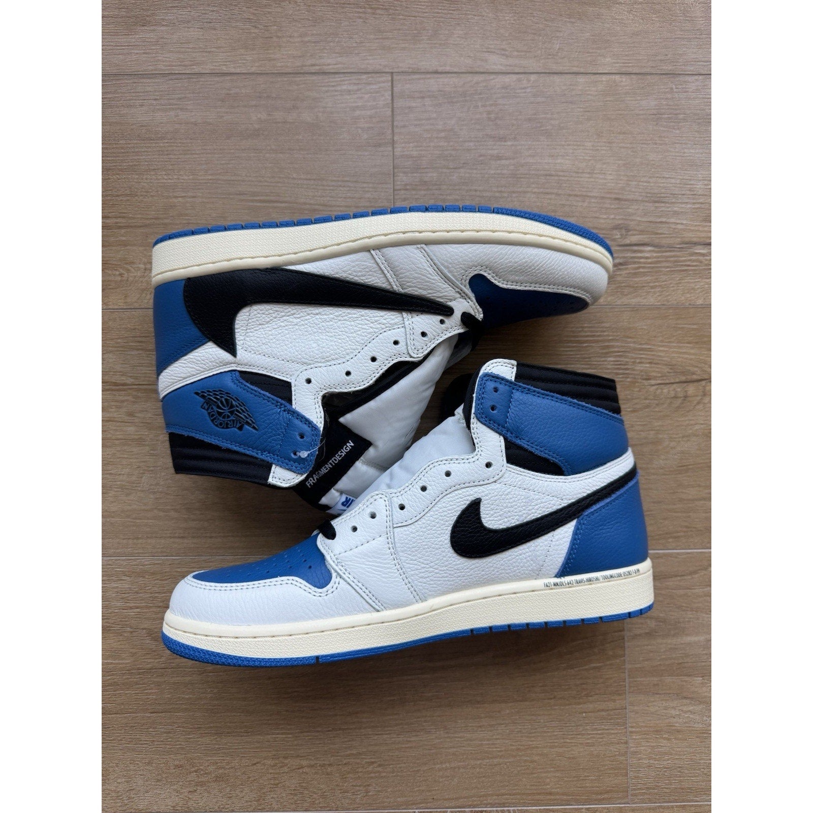 Jordan 1 Retro x Fragment Design x Travis Scott High Blue - Size 10