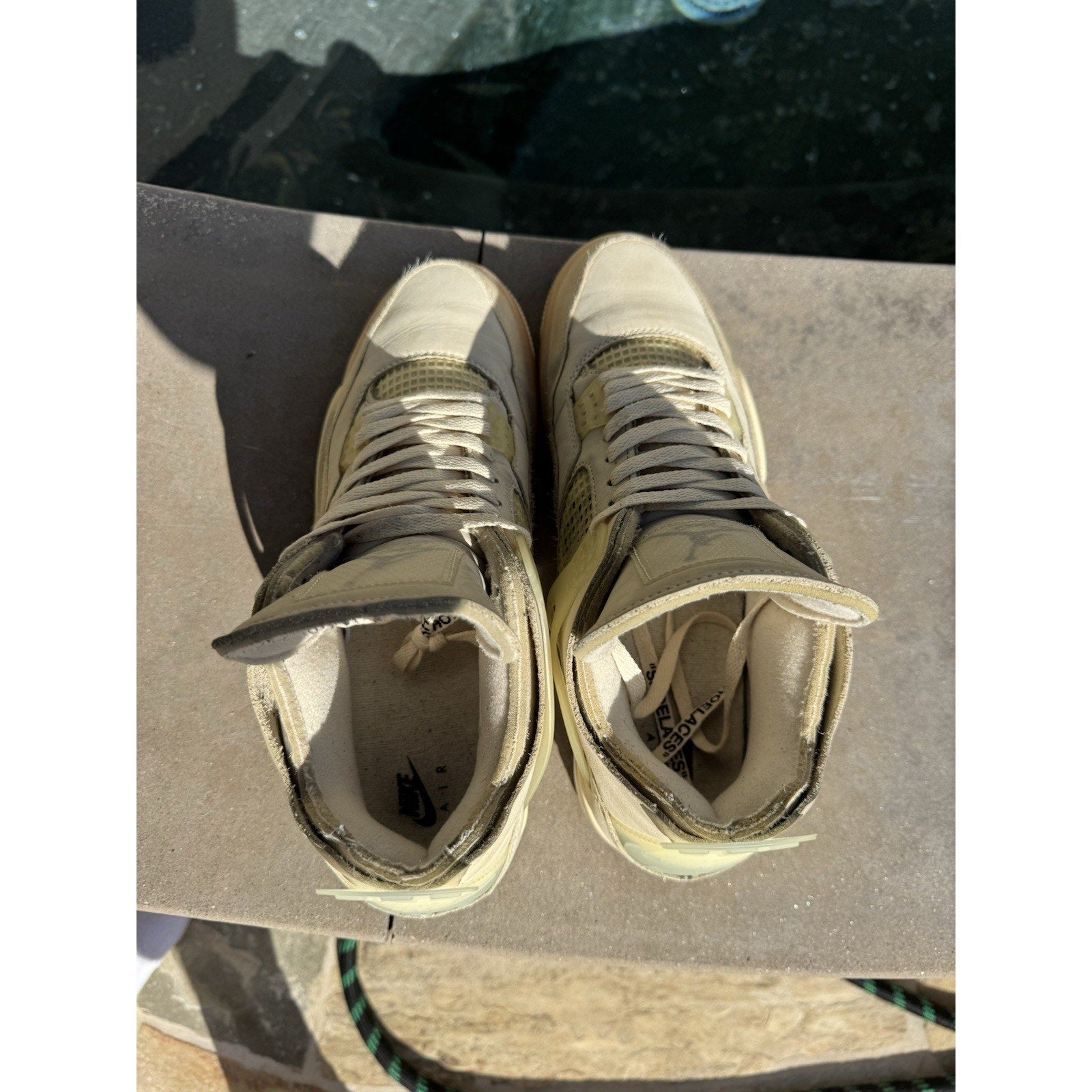 Jordan 4 SP x Off-White Mid Sail - Size 14W/12.5M