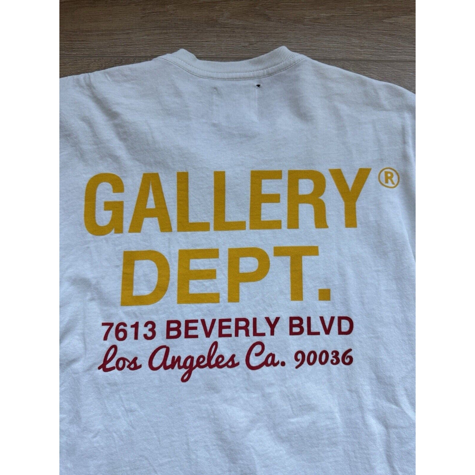 Gallery Dept. Shirt Mens Small Beige Venice Car Show Graphic Print Tee Shirt