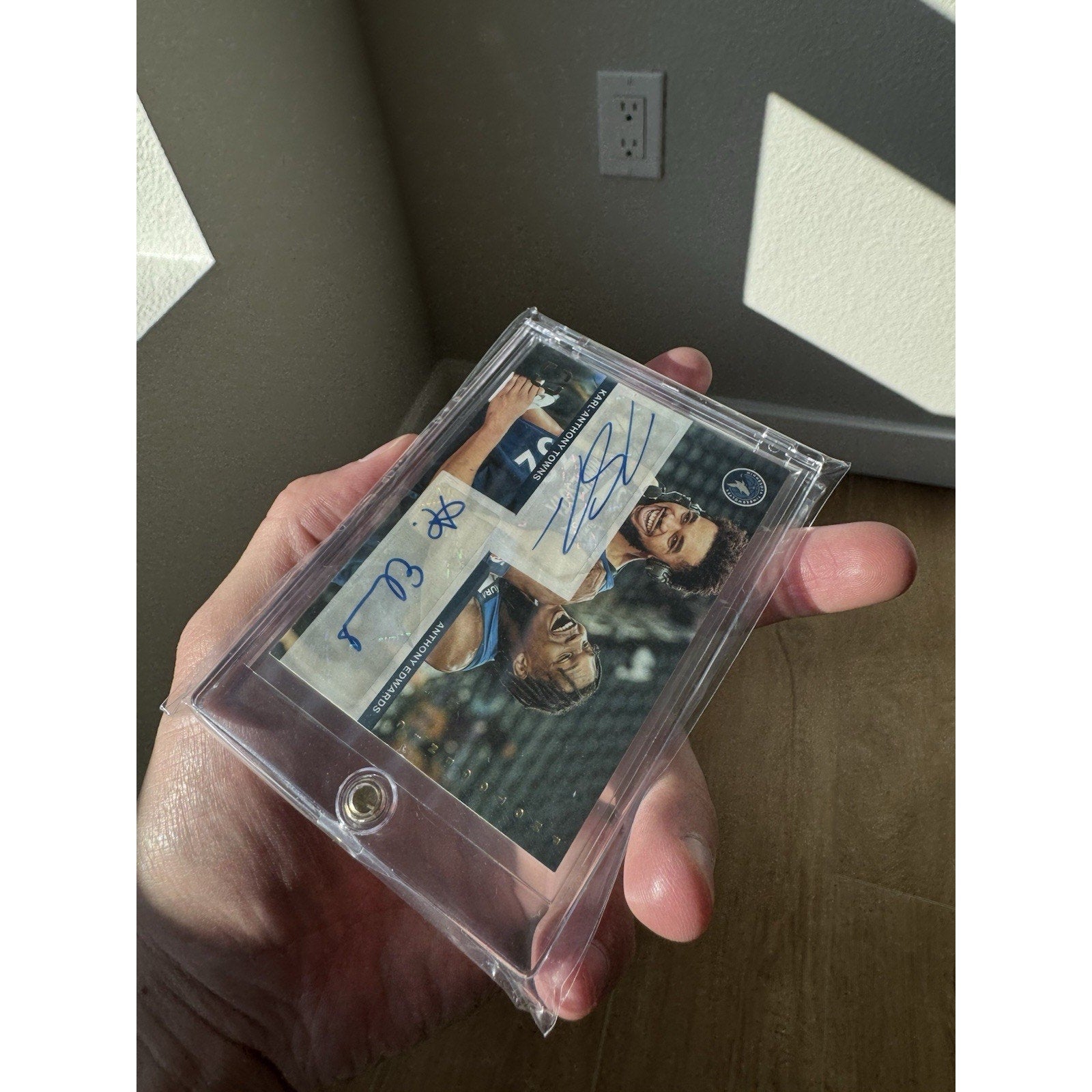 2021-22 Photogenic Anthony Edwards Karl-Anthony Towns Dual Autograph