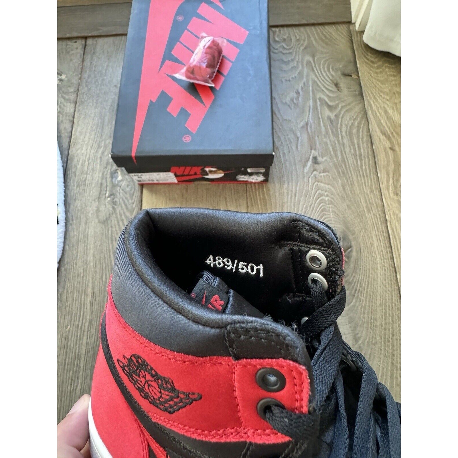 Size 8 - Jordan 1 Retro OG SE 2016 High Satin Banned 489/501