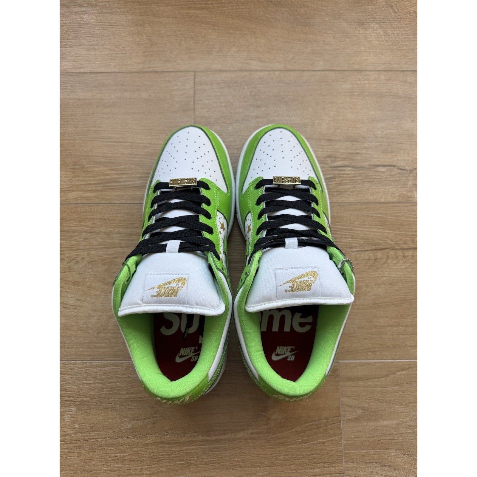 Nike Supreme x Dunk OG SB QS Low Mean Green - Size 9