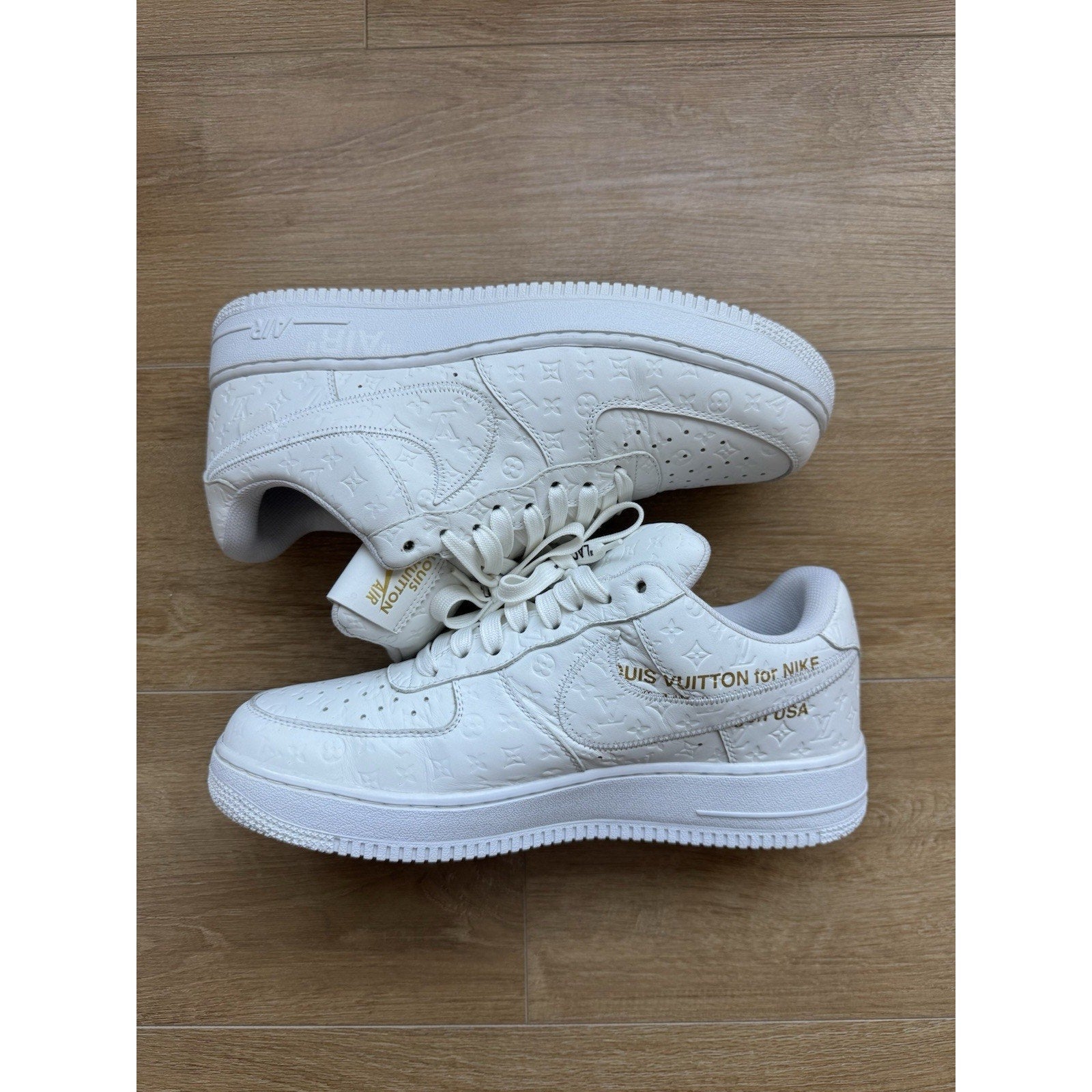 Nike Louis Vuitton x Air Force 1 Low Triple White - Size 10US