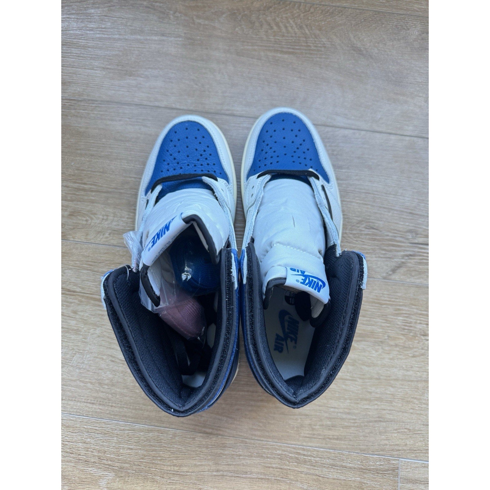 Jordan 1 Retro x Fragment Design x Travis Scott High Blue - Size 10