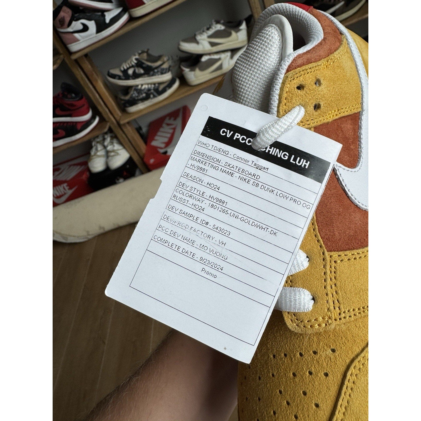 Nike SB Dunk Low Chocolate Skateboards Sun - Size 8.5
