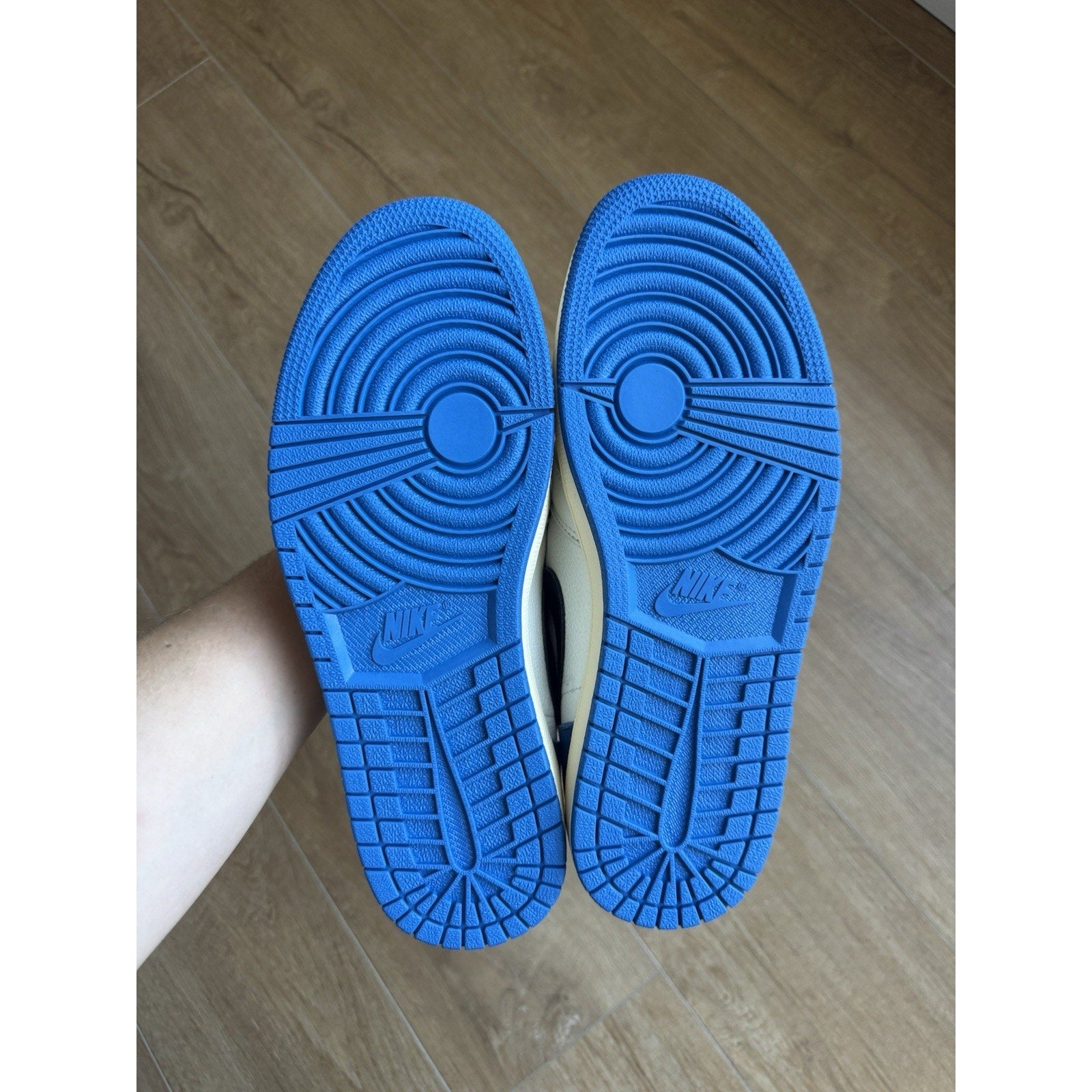 Jordan 1 Retro x Fragment Design x Travis Scott High Blue - Size 10