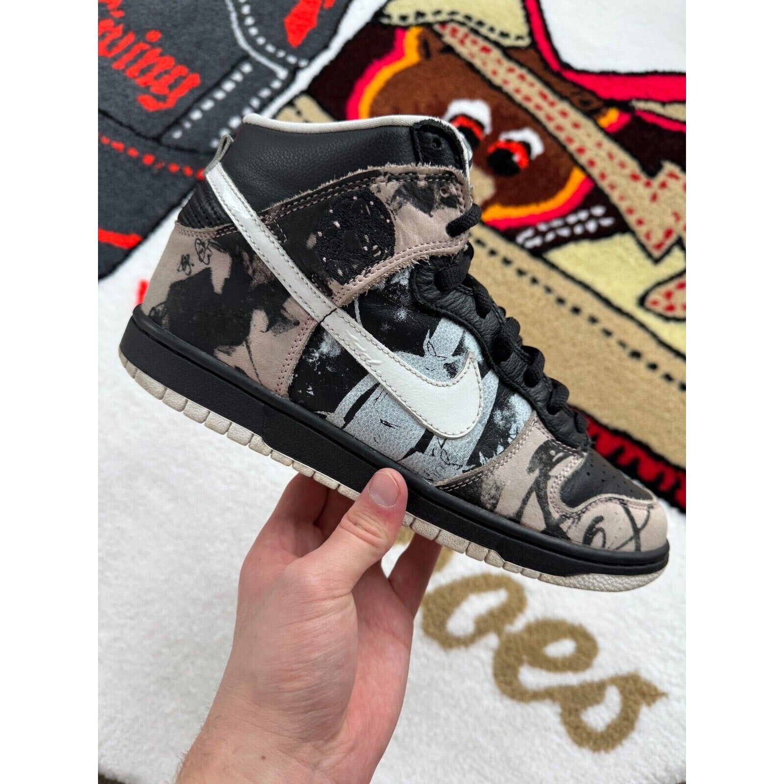 Nike Futura x UNKLE x Dunk Pro SB High Unkle Size 10