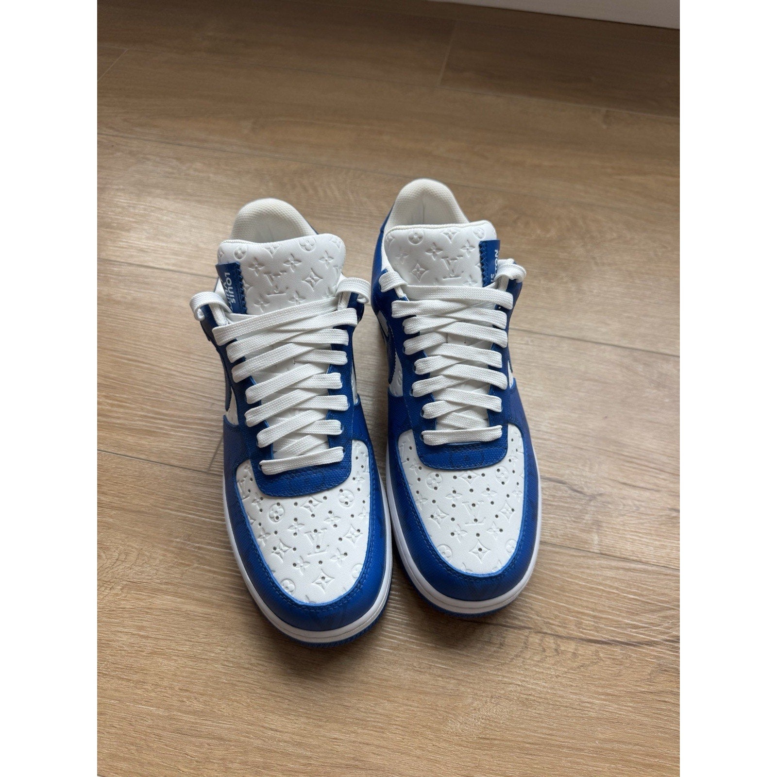 Nike Air Force 1 Low by Virgil Abloh x Louis Vuitton LV Blue - Size 8