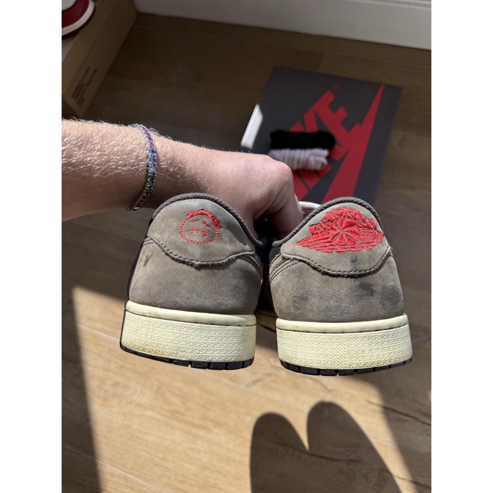 Jordan 1 x Travis Scott Low Mocha - Size 10