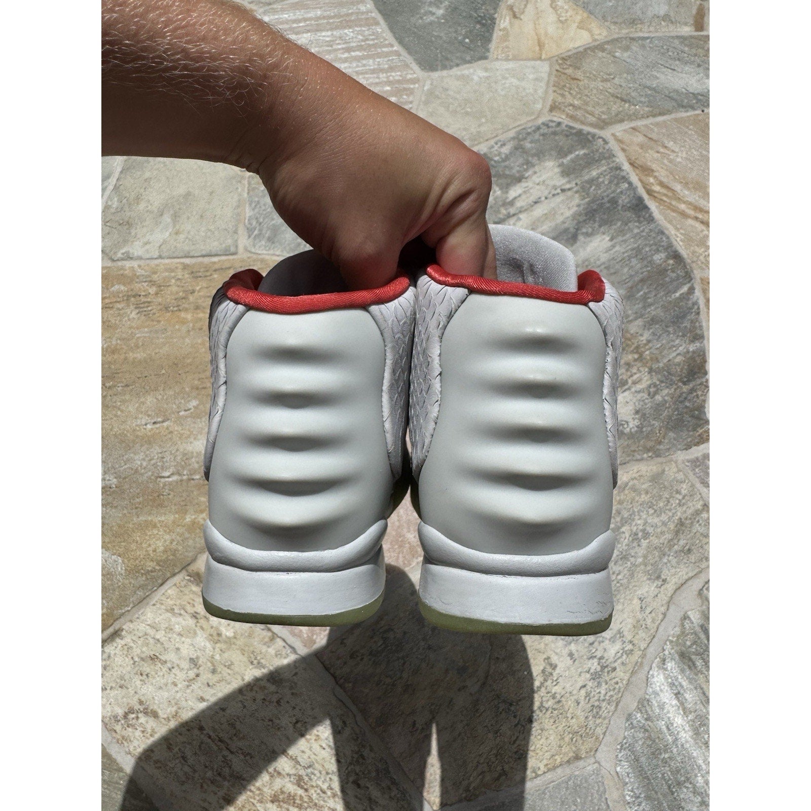 Nike Air Yeezy 2 NRG Pure Platinum - Size 9.5