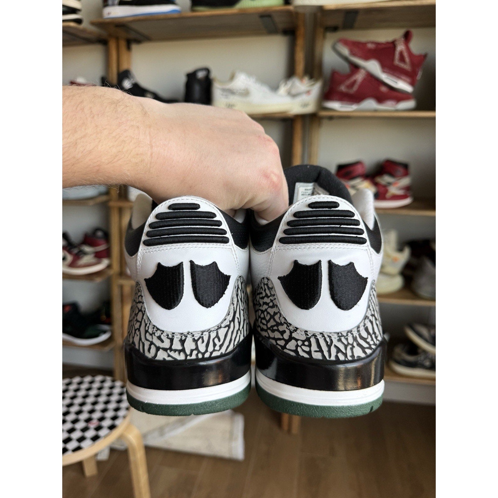 Jordan 3 ‘Oregon’ PE - Size 13 (Midsole Paint Flaws)