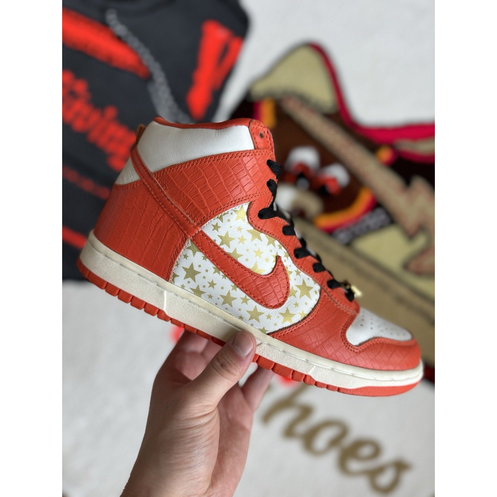 Supreme x Nike Dunk Pro SB High Orange - Size 10