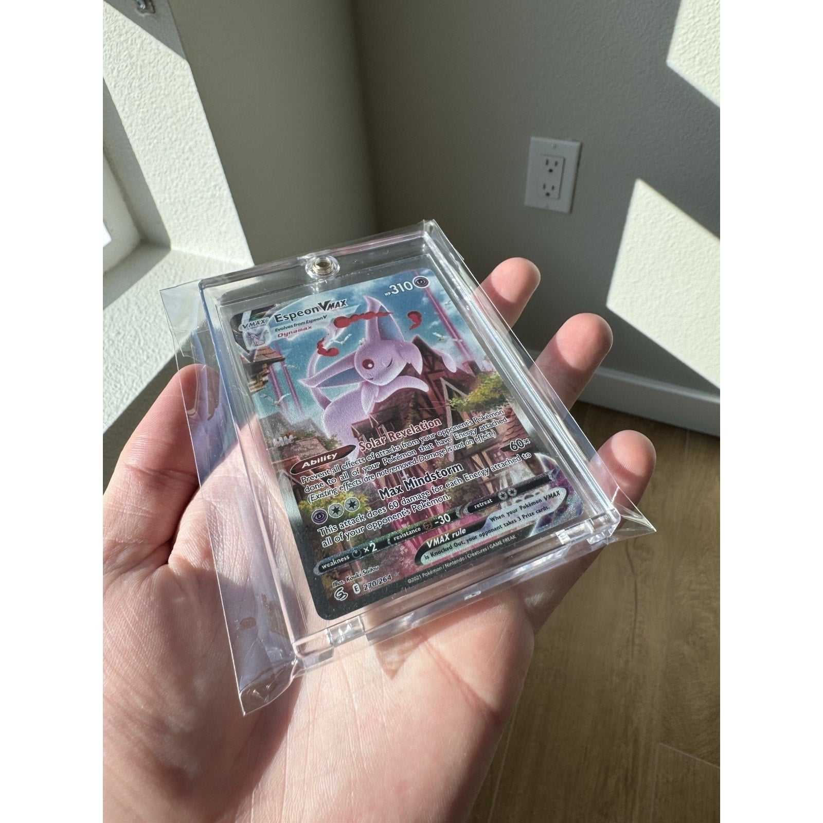 Espeon VMAX (Alternate Art Secret) 270/264 Swsh08: Fusion Strike Holo