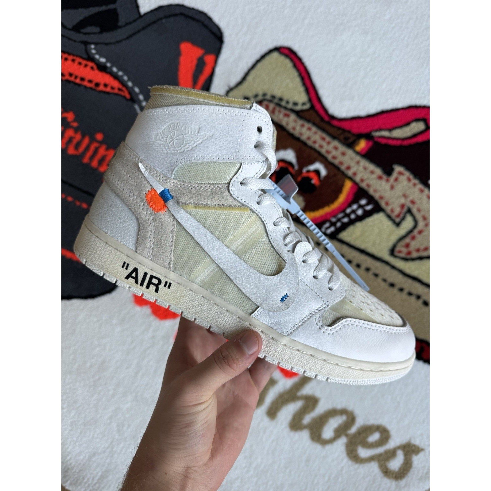 Jordan 1 Retro OG x Off-White High White - Size 12