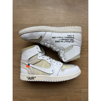 Jordan 1 Retro OG x Off-White High White - Size 9