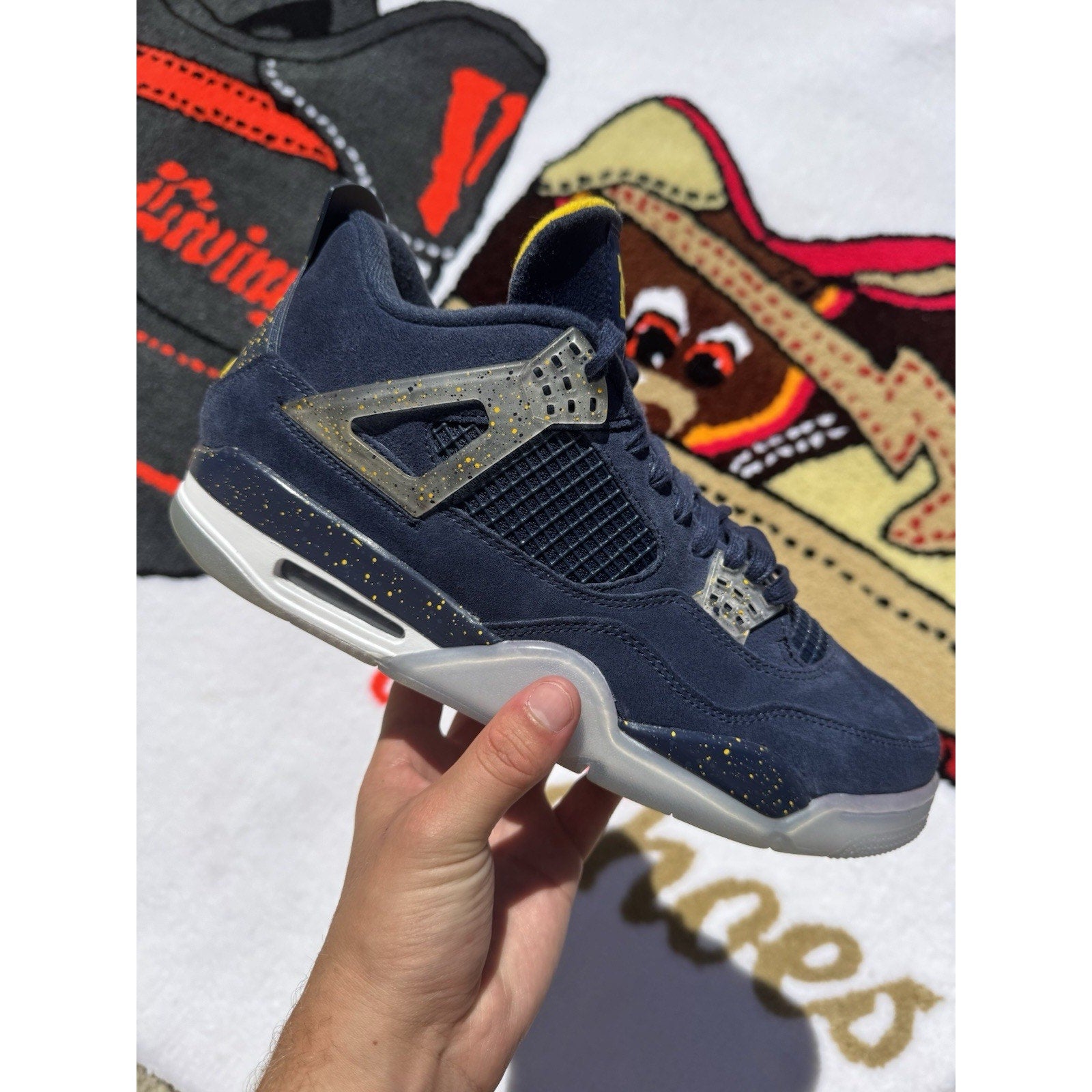 Air Jordan 4 Retro PE Michigan Wolverines - Size 11.5