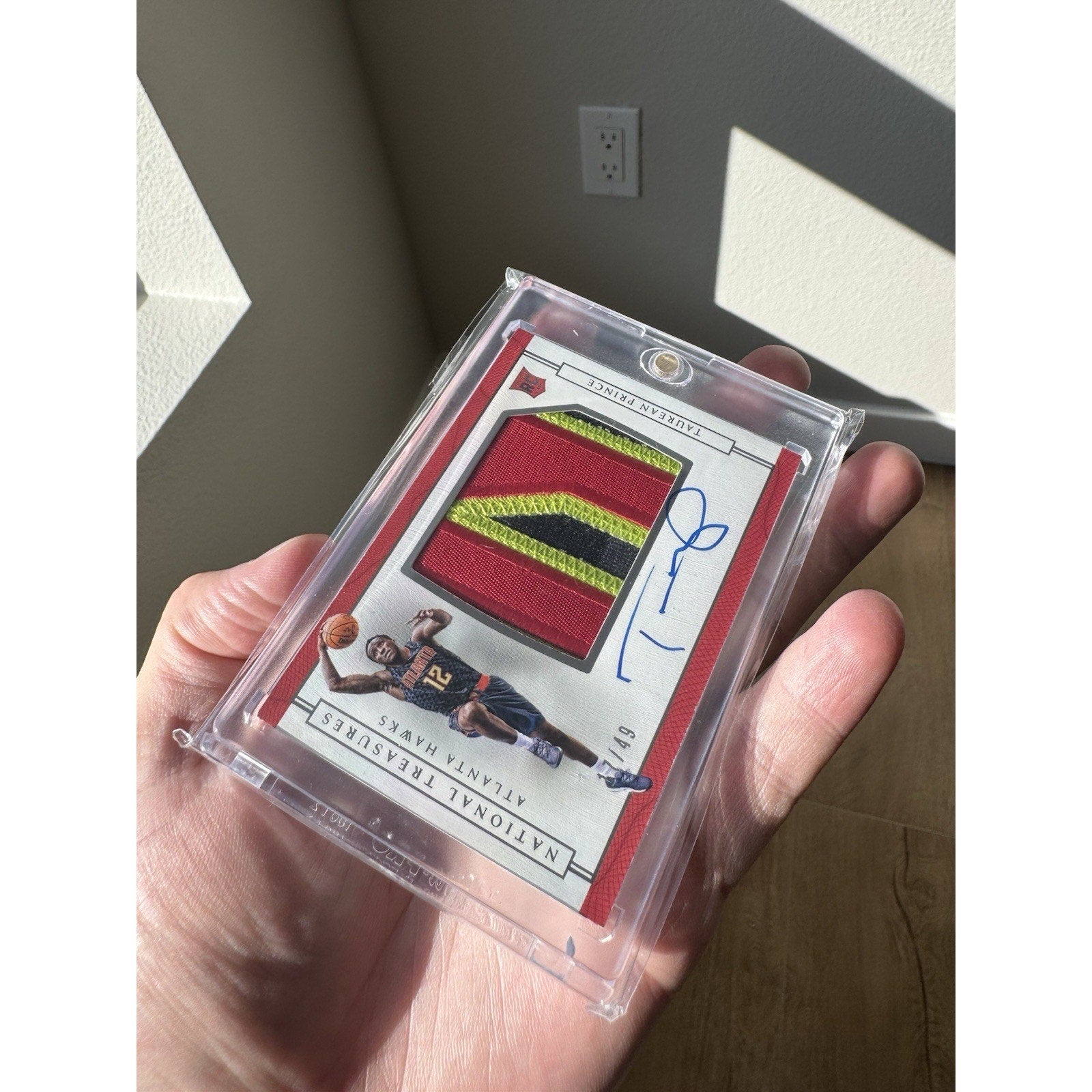 Taurean Prince 2016-17 Panini National Treasures RPA Horizontal 17/49 Nasty Patc