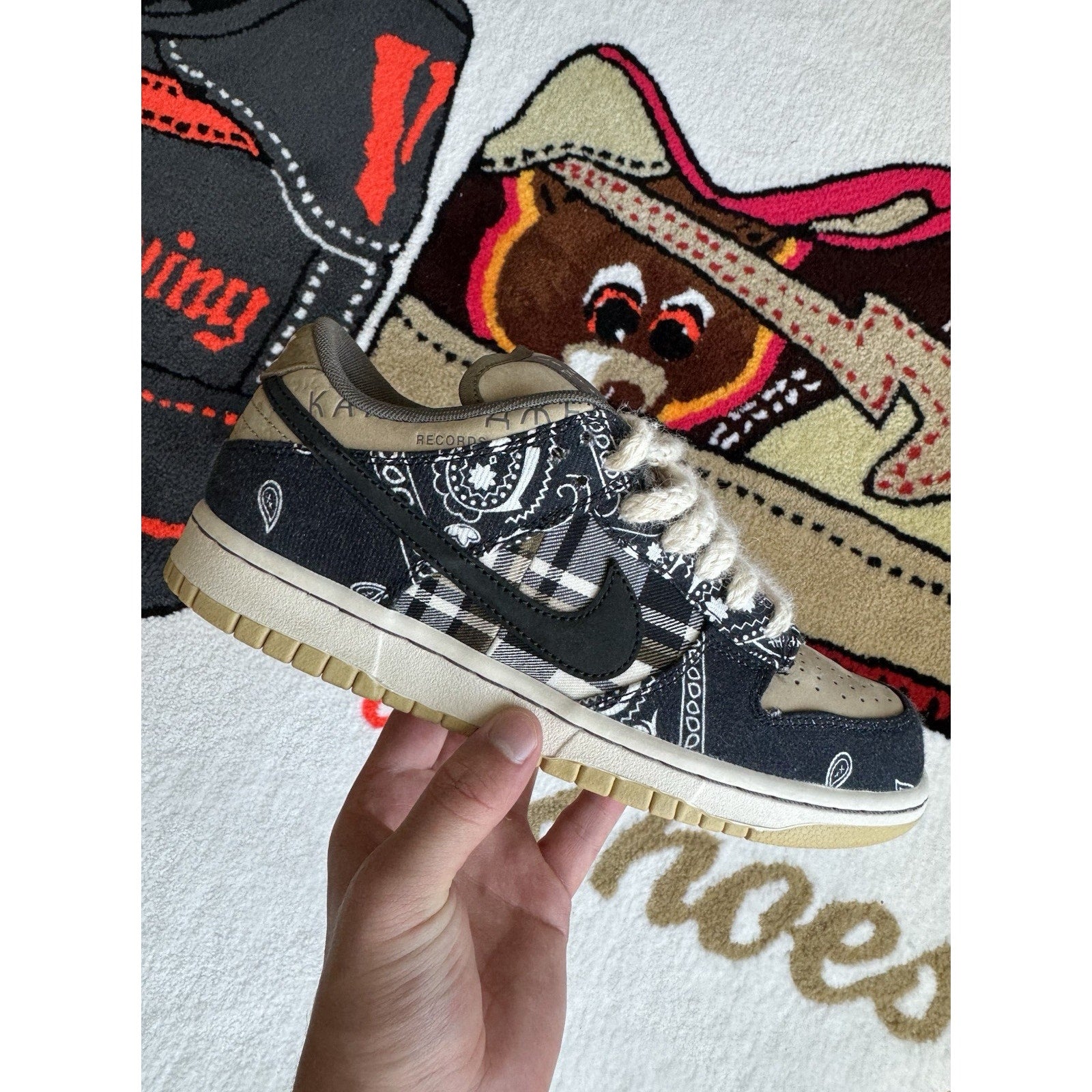 Nike Travis Scott x SB Dunk PRM QS Low Cactus Jack - Special Box - Size 8