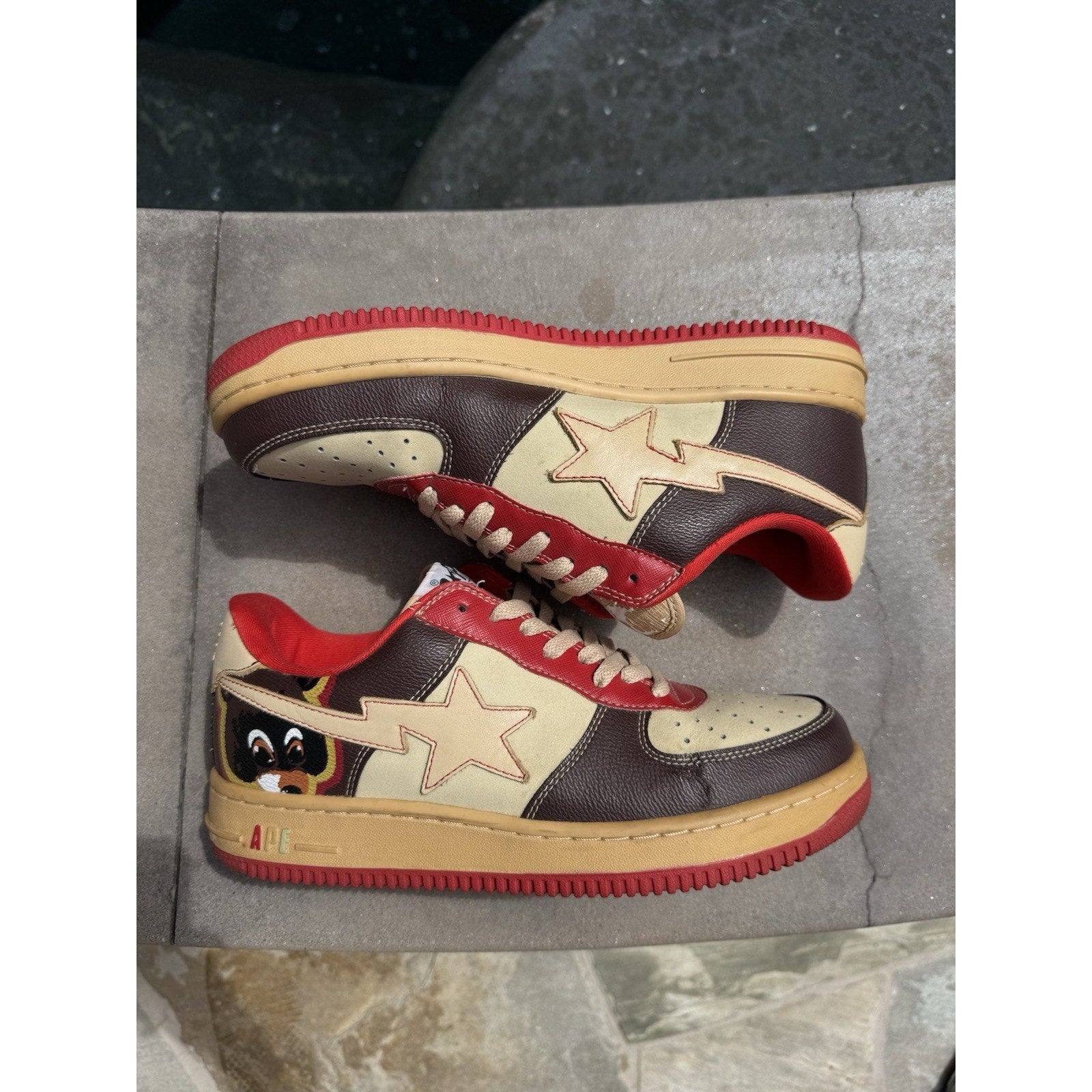 A Bathing Ape Kanye West x Bapesta FS-001 Low College Dropout - Size 10