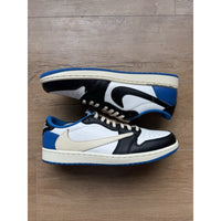 Jordan 1 Retro x Fragment Design x Travis Scott Low Blue - Size 10.5