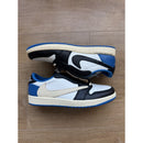 Jordan 1 Retro x Fragment Design x Travis Scott Low Blue - Size 8