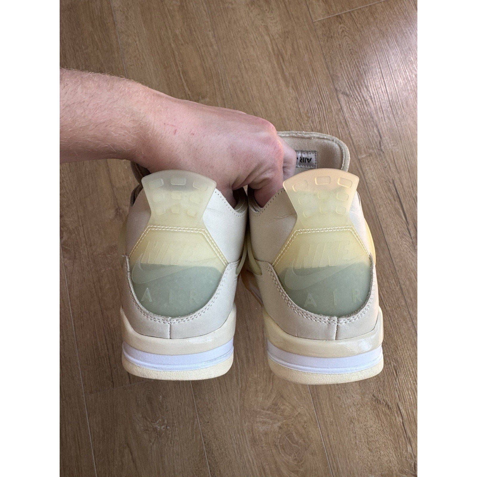 Jordan 4 SP x Off-White Mid Sail - Size 10.5W/9M