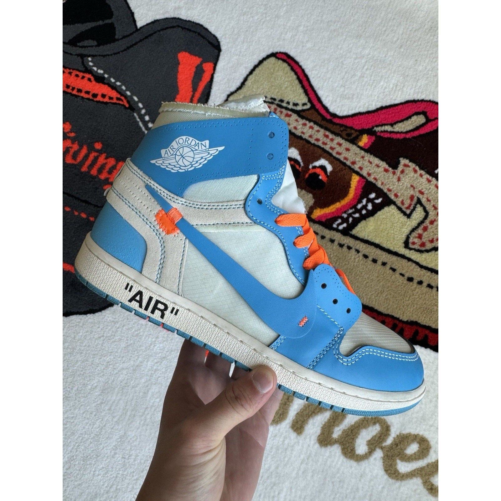 Jordan 1 Retro OG x Off-White High UNC - Size 11