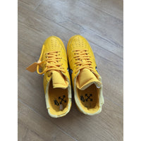 Nike Air Force 1 Low OFF-WHITE University Gold Metallic Silver - Size 10