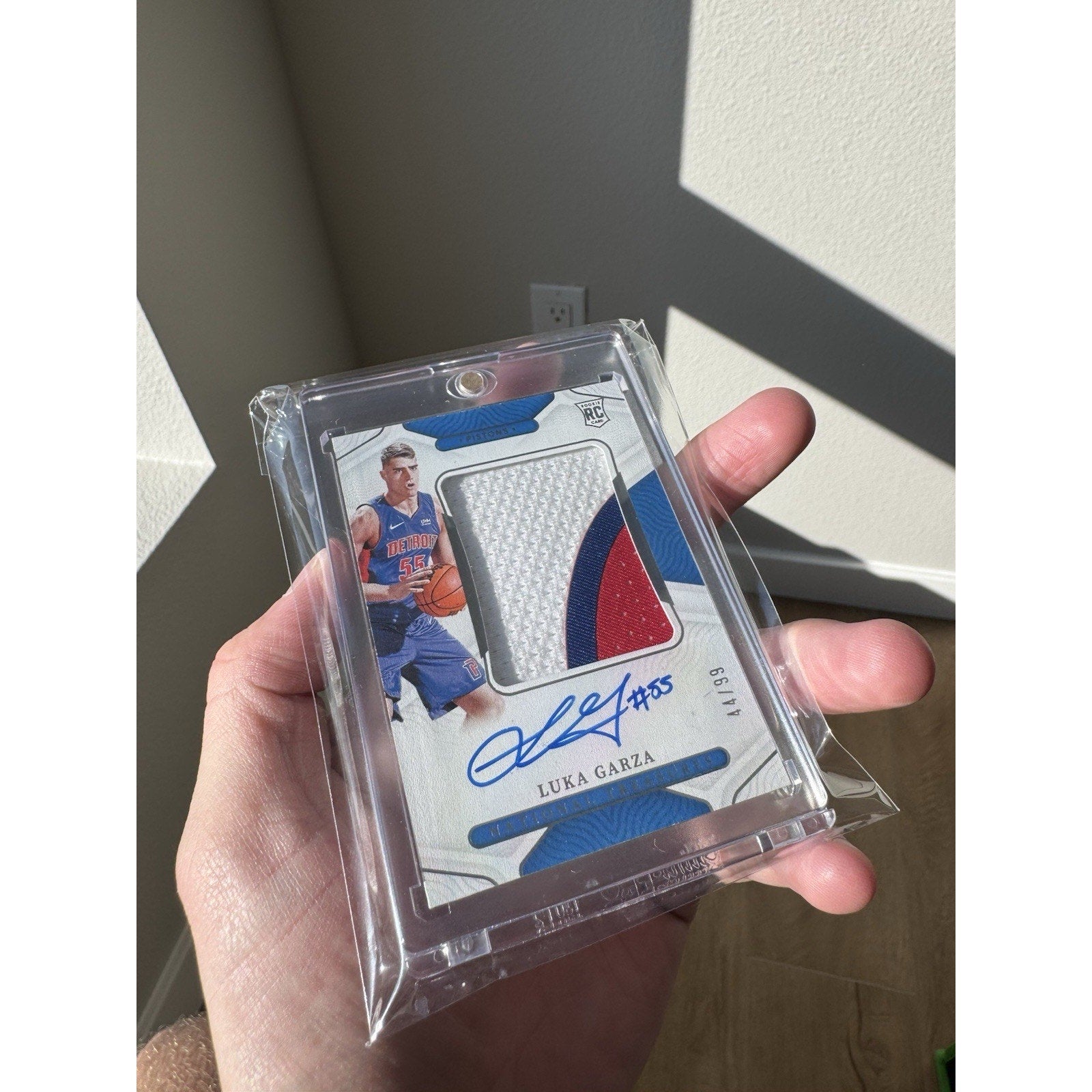 Luka Garza 2021-22 Panini National Treasures RPA 44/99 Nasty Patch