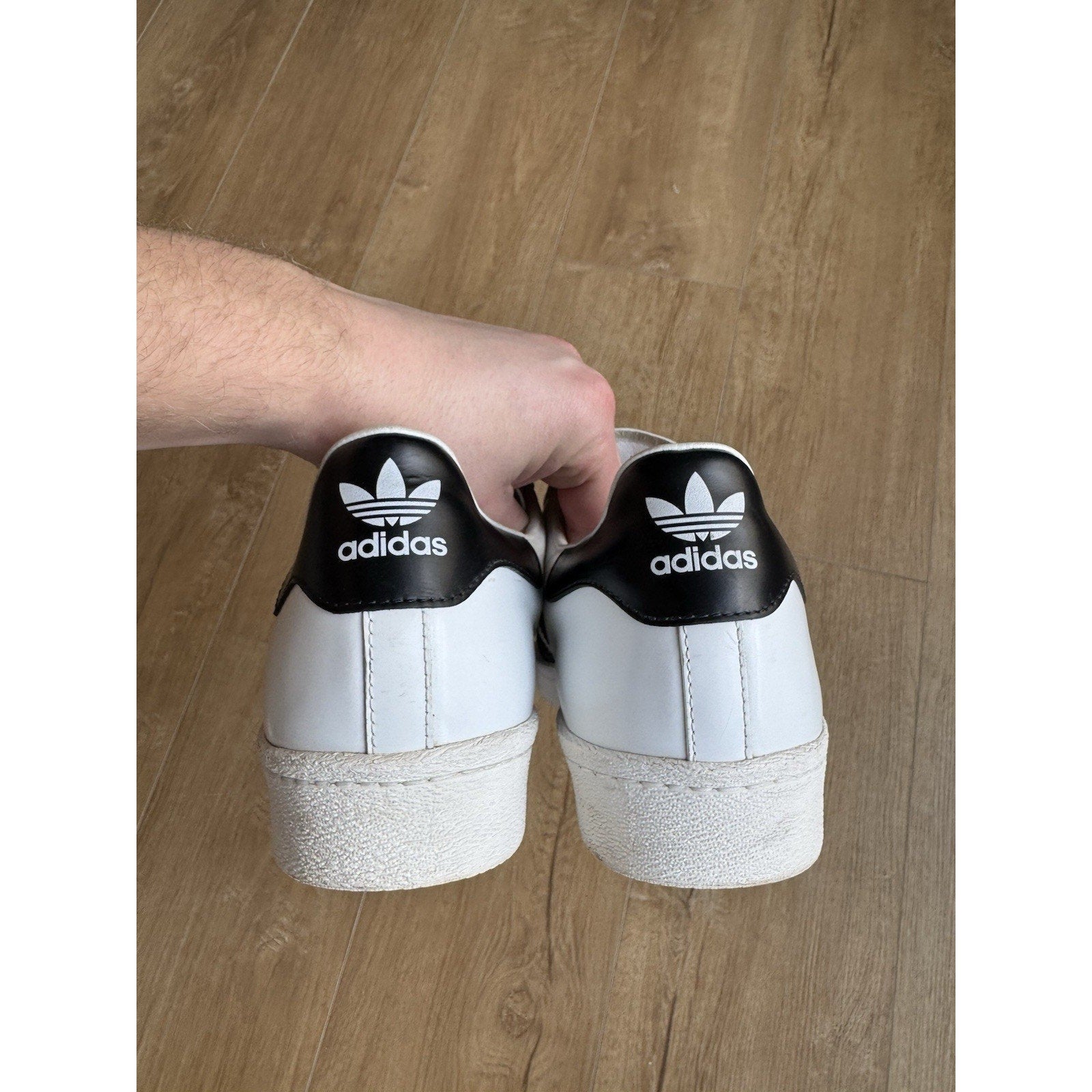 Prada x adidas Superstar White Black - Size 10.5