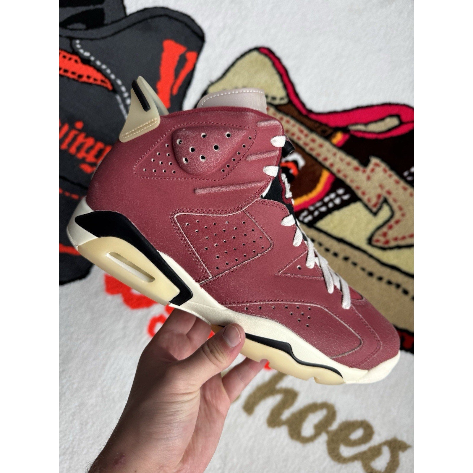 Air Jordan 6 Retro PE Oklahoma Sooners - Size 11.5