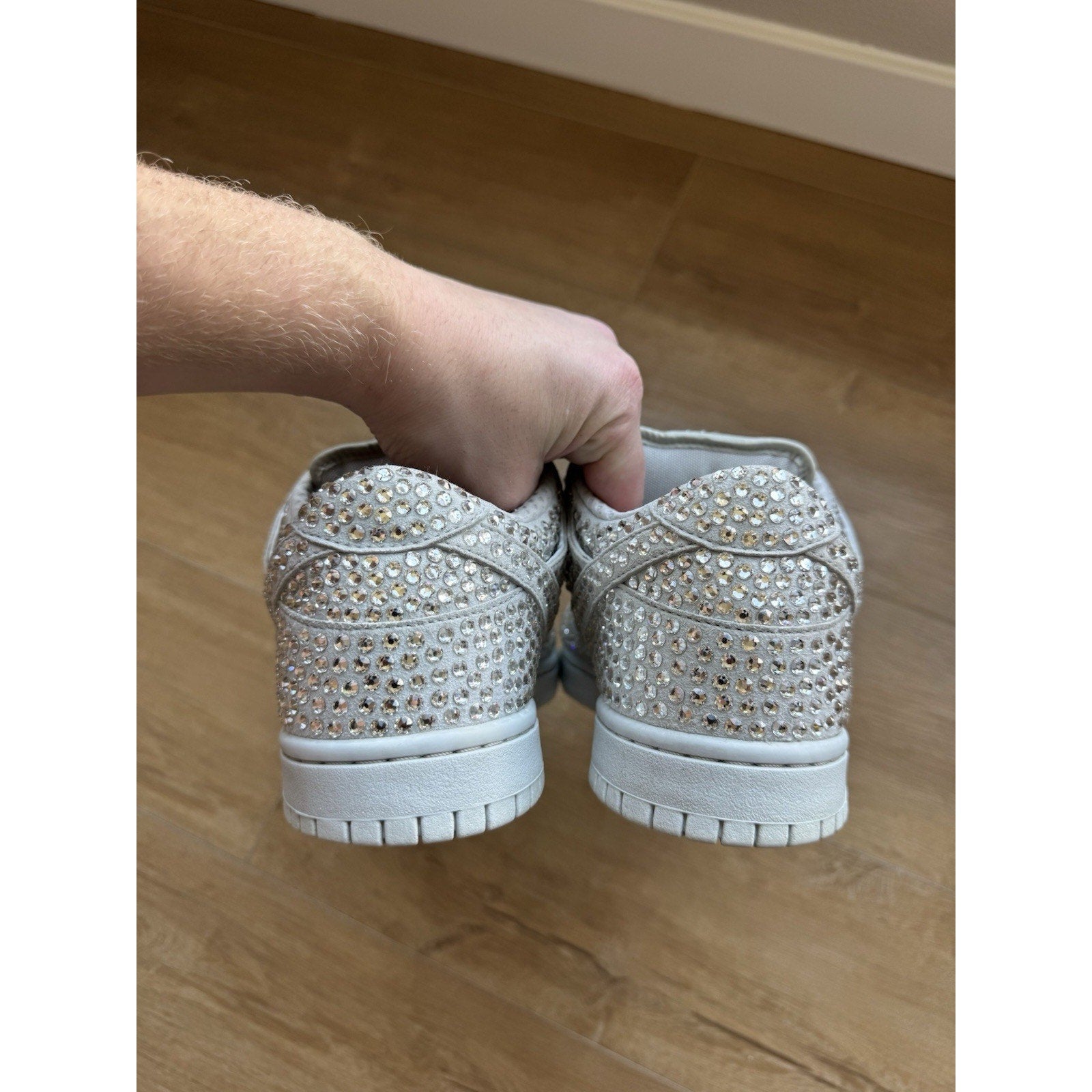 Cactus Plant Flea Market x Swarovski x Nike Dunk Low Pure Platinum - Size 10