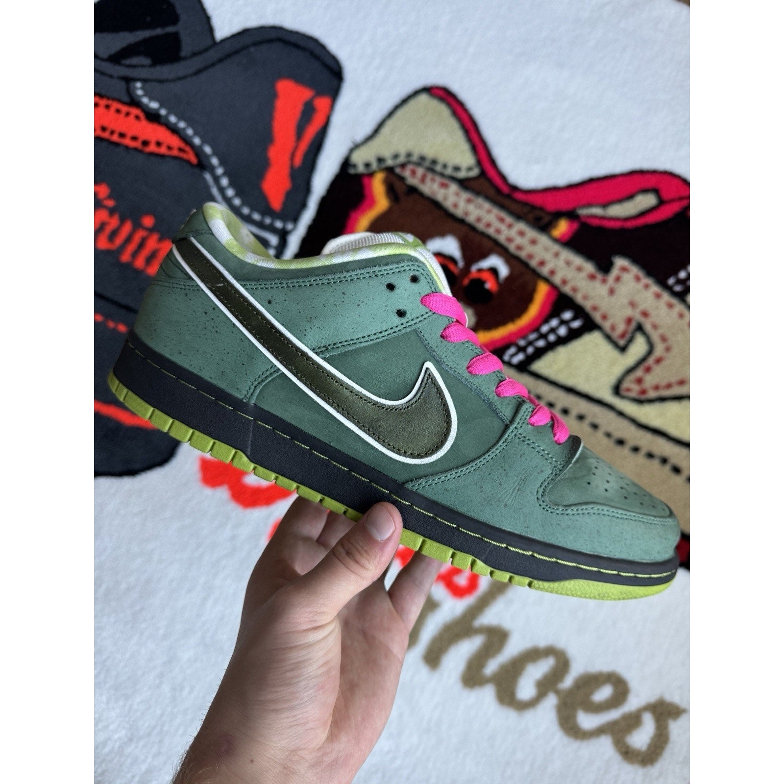 Nike Concepts x Dunk SB Low Green Lobster - Size 12