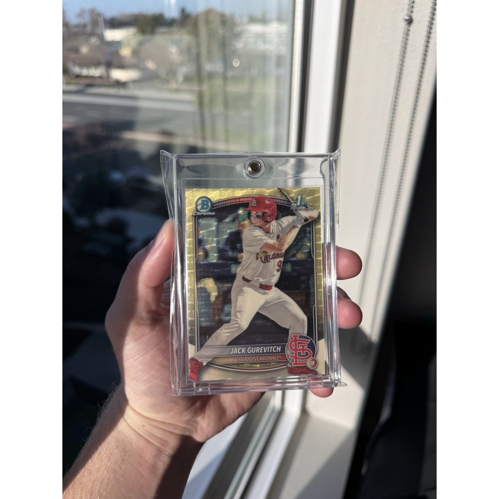 Jack Gurevitch Topps Chrome 2025 Superfractor 1/1 Base Rookie