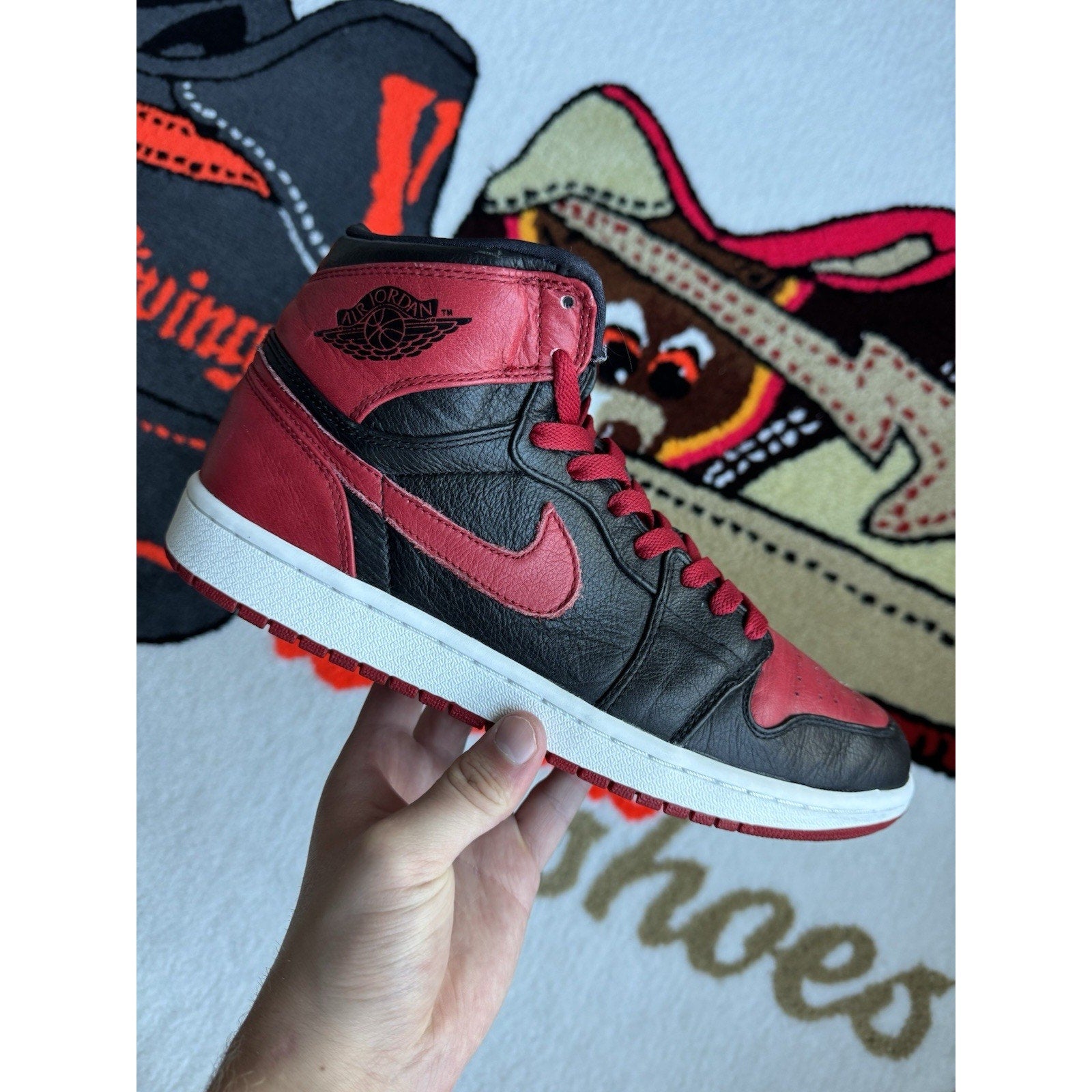 Air Jordan 1 Retro 2011 High Banned Sample - Size 10.5