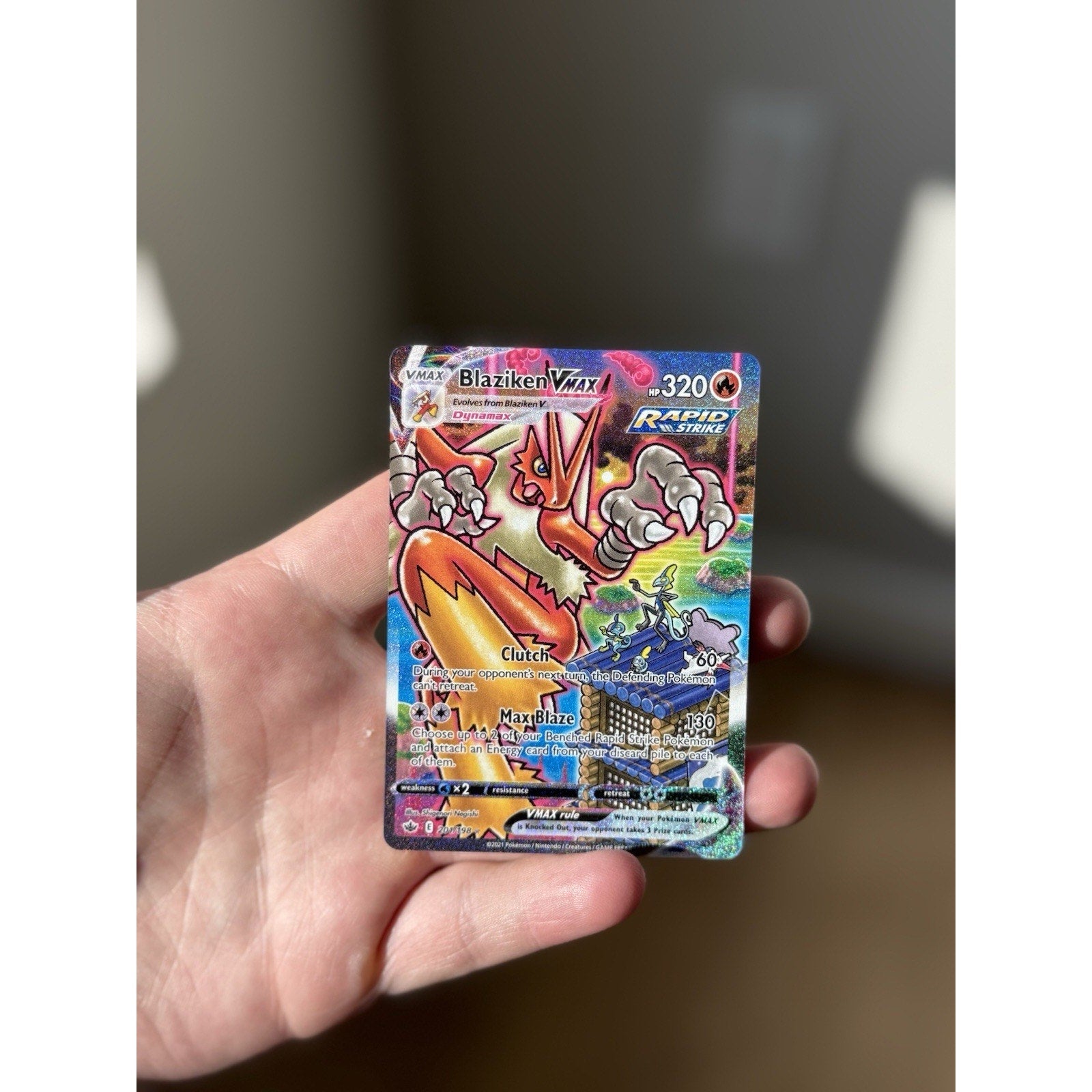 Blaziken VMAX (Alternate Art Secret) 201/198 Swsh06: Sword & Shield -...