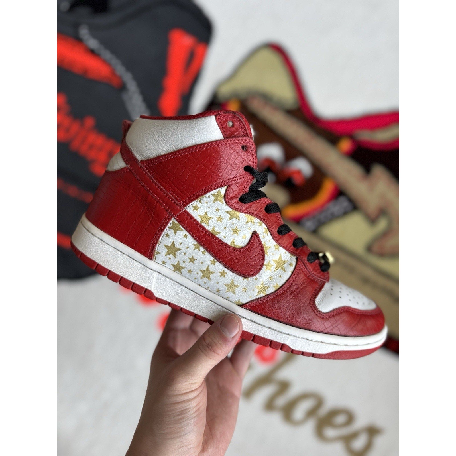 Nike SB Dunk High Pro x Supreme Red 2003 - Size 9.5