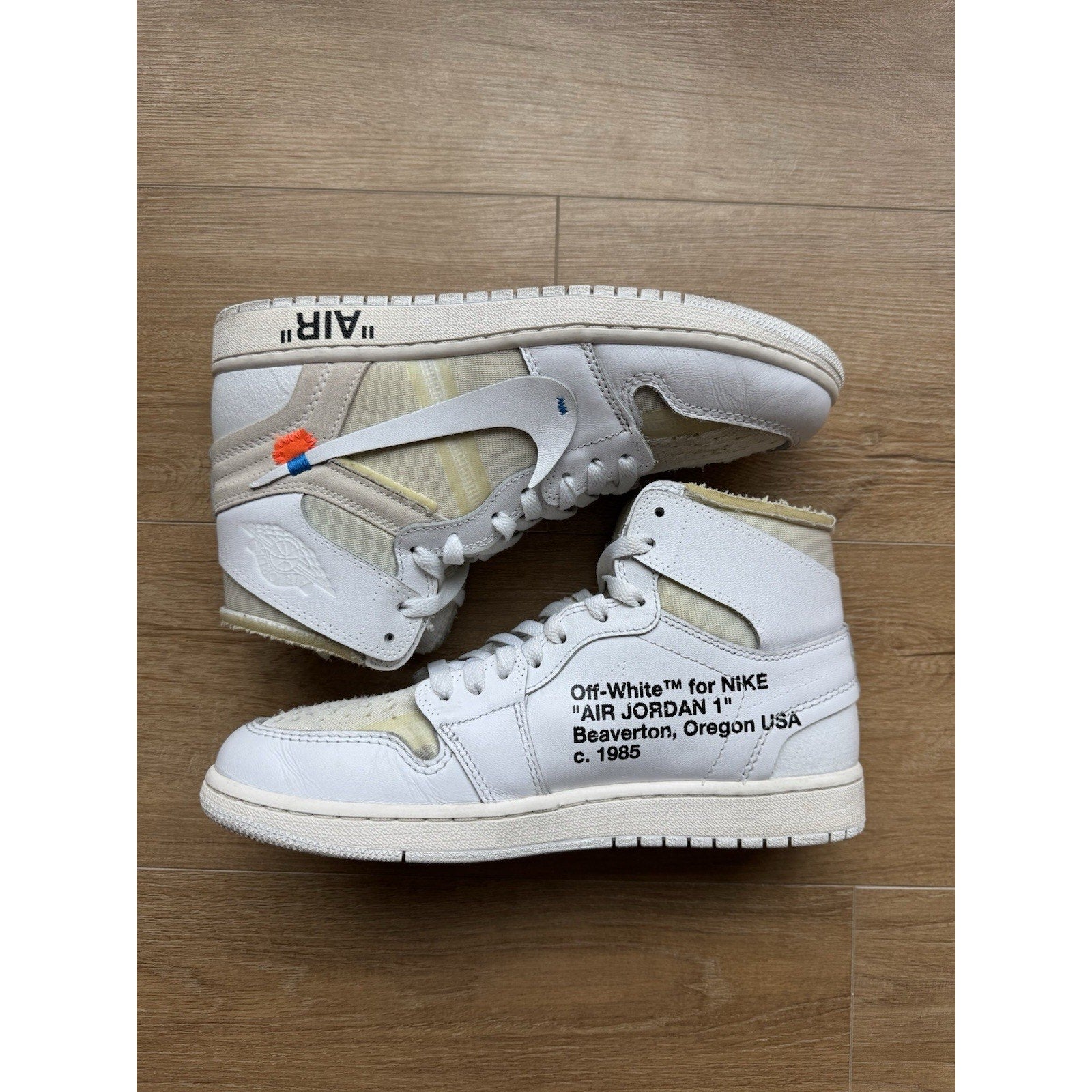 Jordan 1 Retro OG x Off-White High White - Size 9