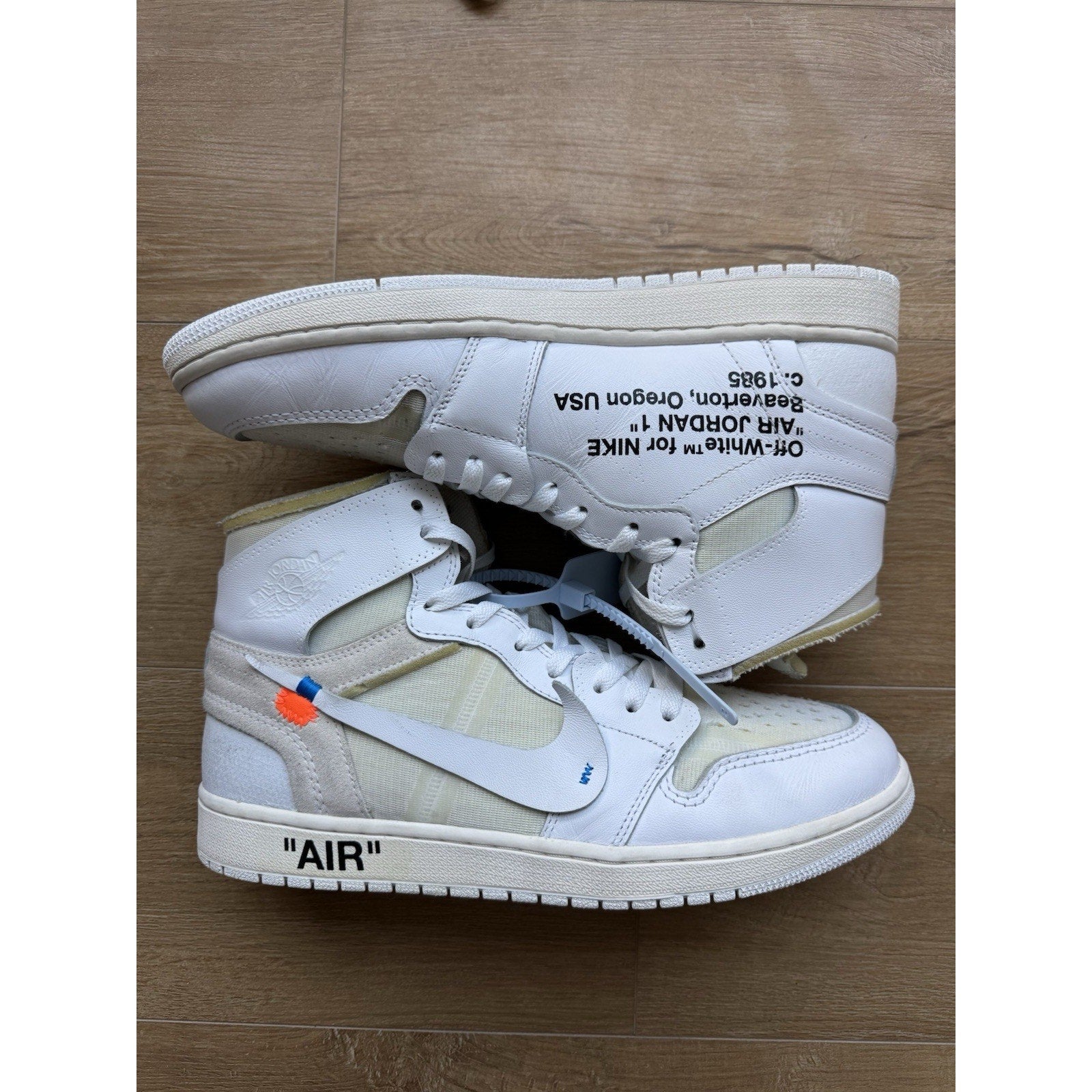 Jordan 1 Retro OG x Off-White High White - Size 12