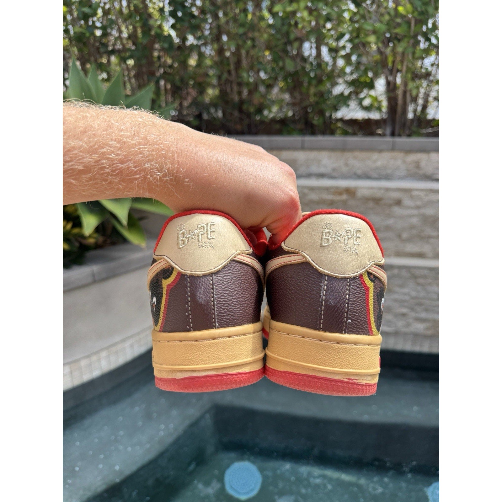 A Bathing Ape Kanye West x Bapesta FS-001 Low College Dropout - Size 10