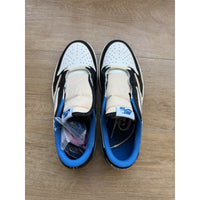 Jordan 1 Retro x Fragment Design x Travis Scott Low Blue - Size 8