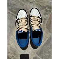 Jordan 1 Retro x Fragment Design x Travis Scott Low Blue - Size 10.5