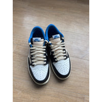Jordan 1 Retro x Fragment Design x Travis Scott Low Blue - Size 9