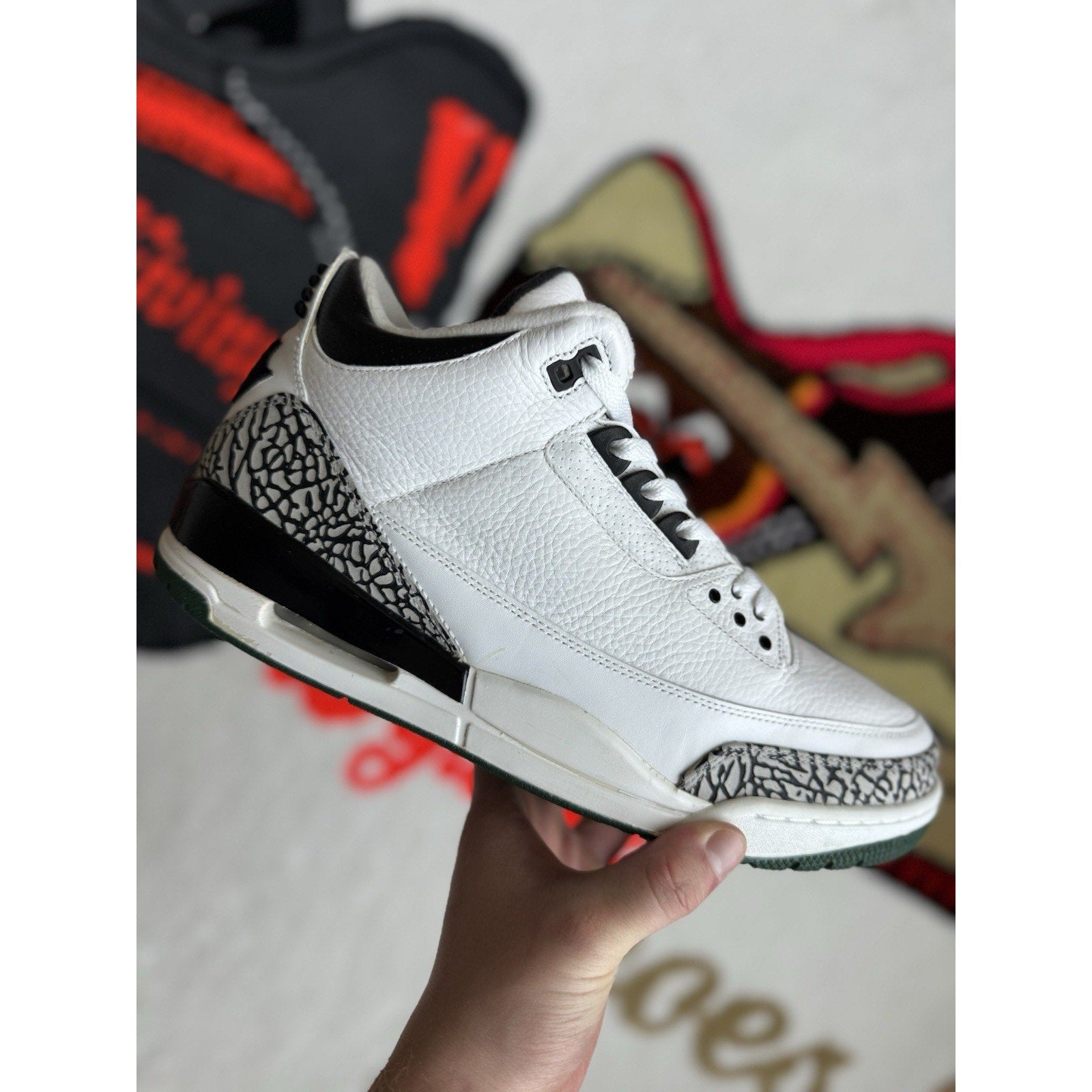 Jordan 3 ‘Oregon’ PE - Size 13 (Midsole Paint Flaws)