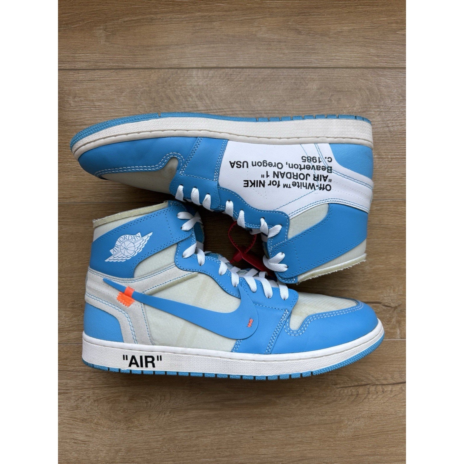 Jordan 1 Retro OG x Off-White High UNC - Size 14