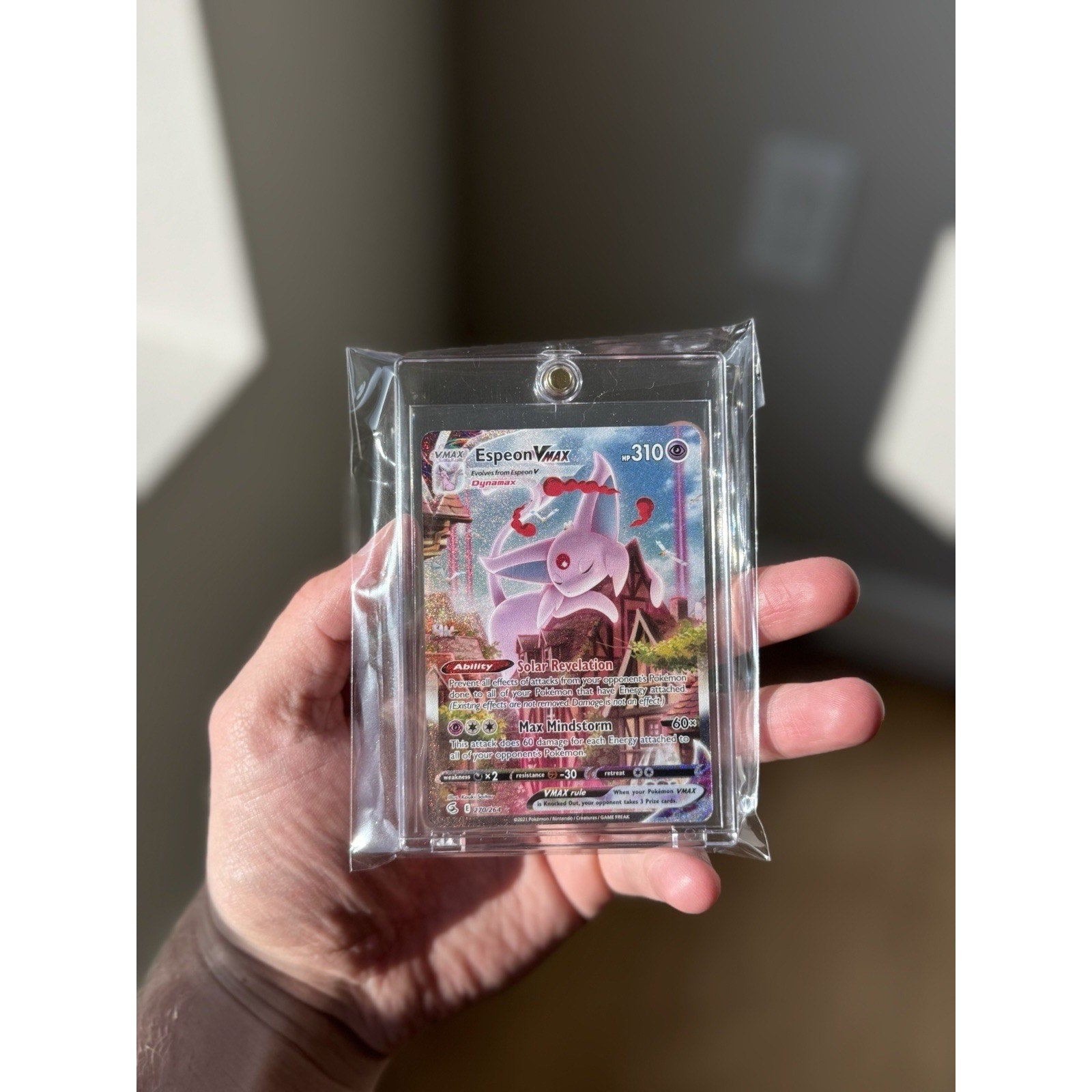 Espeon VMAX (Alternate Art Secret) 270/264 Swsh08: Fusion Strike Holo