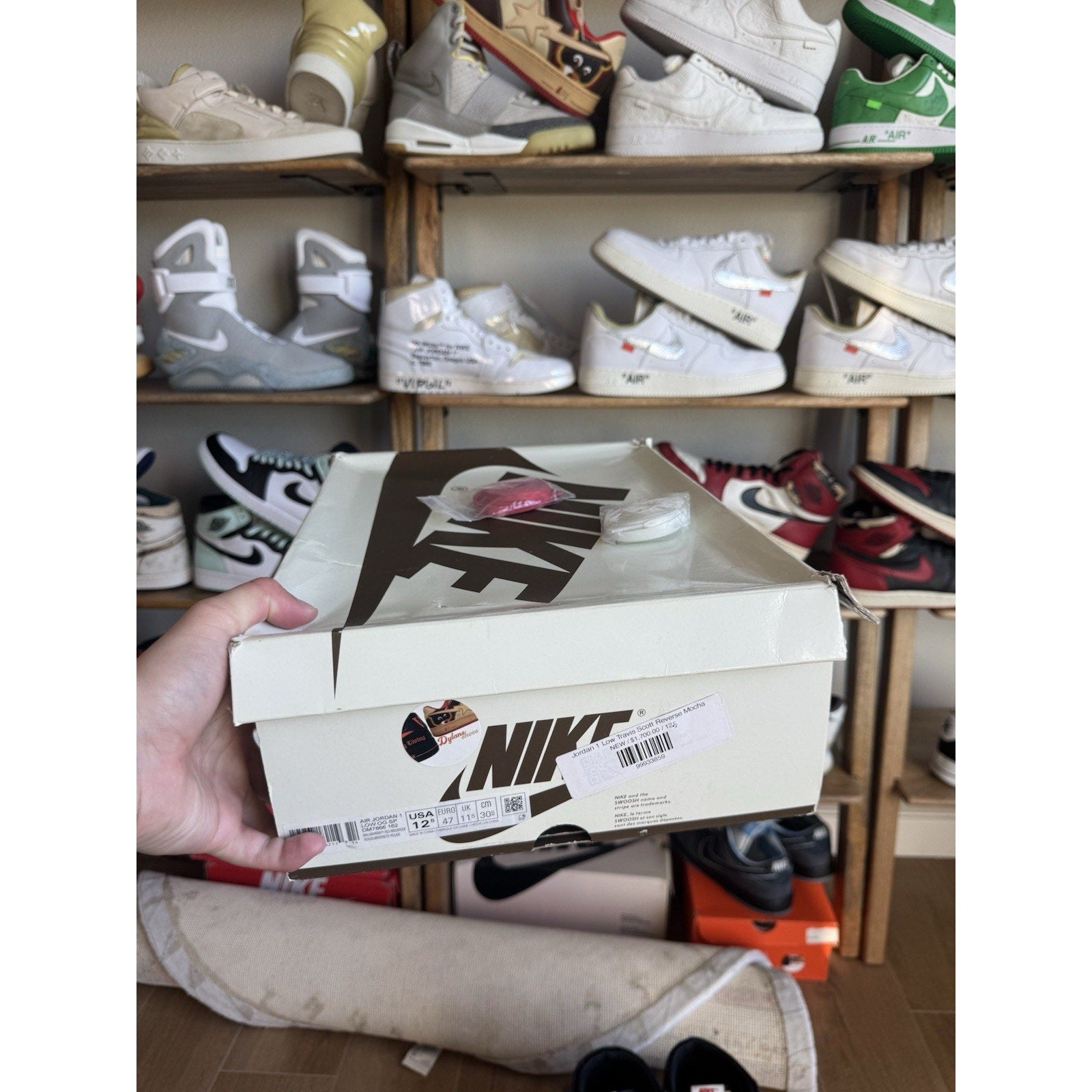 Jordan 1 Low OG x Travis Scott Reverse Mocha - Size 12.5