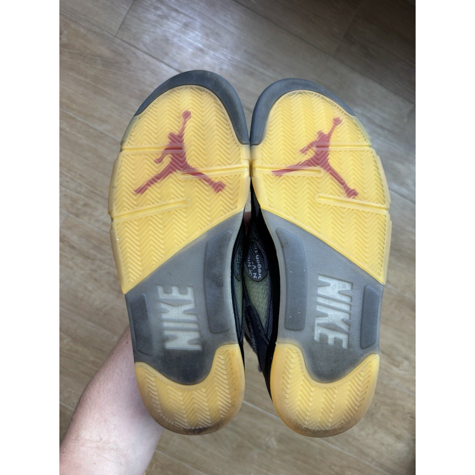 Jordan 5 Retro SP x Off-White Mid Muslin - Size 12
