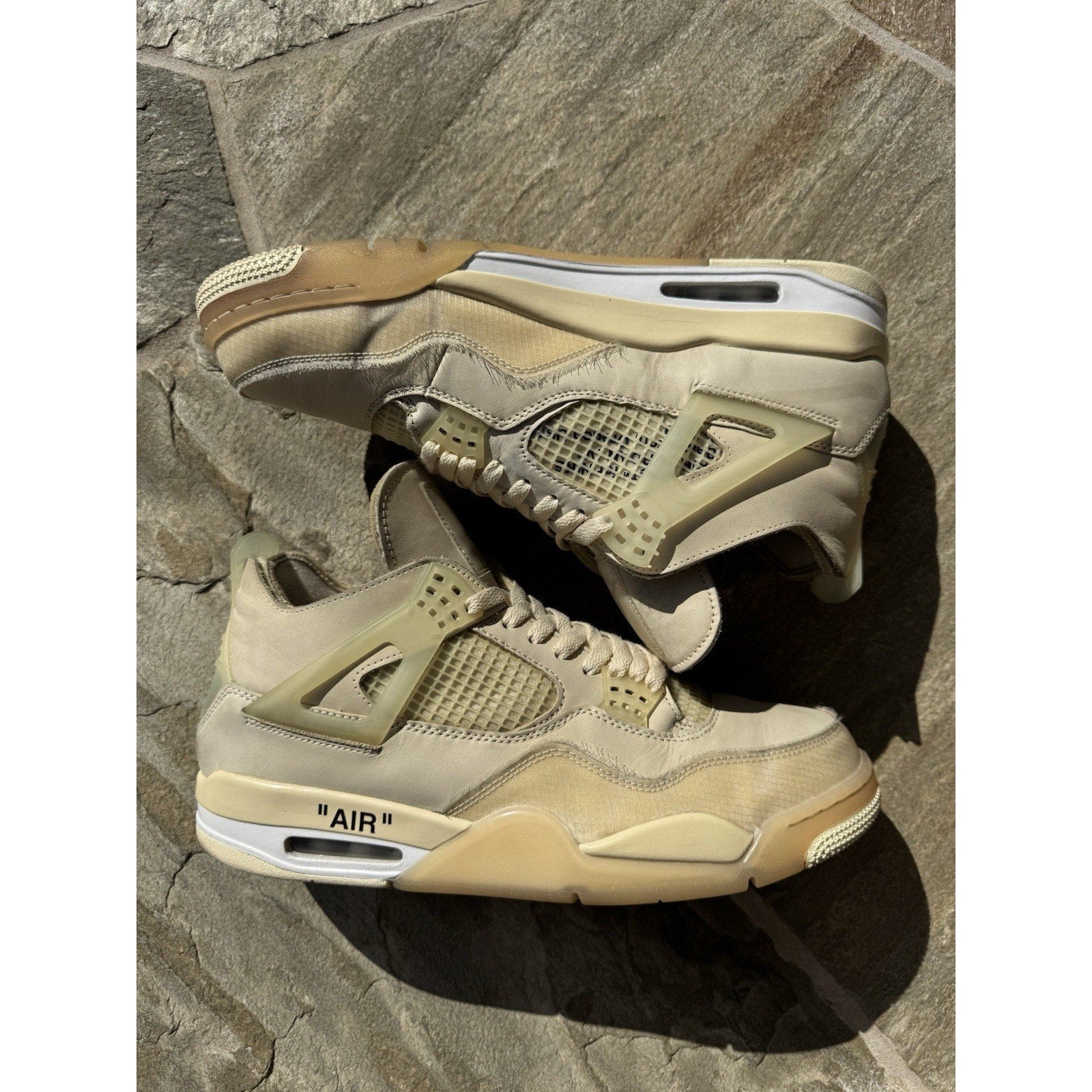Jordan 4 SP x Off-White Mid Sail - Size 14W/12.5M